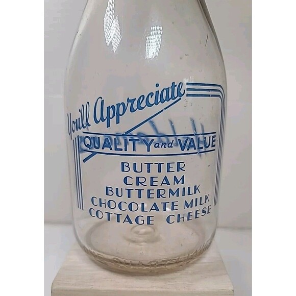 TRPQ Milk Bottle Haldeman Haldeman's Dairy Winchester VA FREDERICK County 1953 - Picture 5 of 9